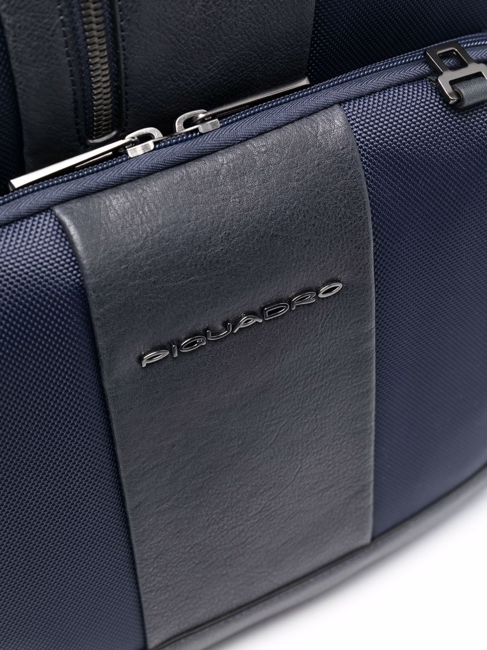 Zaino grande in pelle e tessuto Brief 2