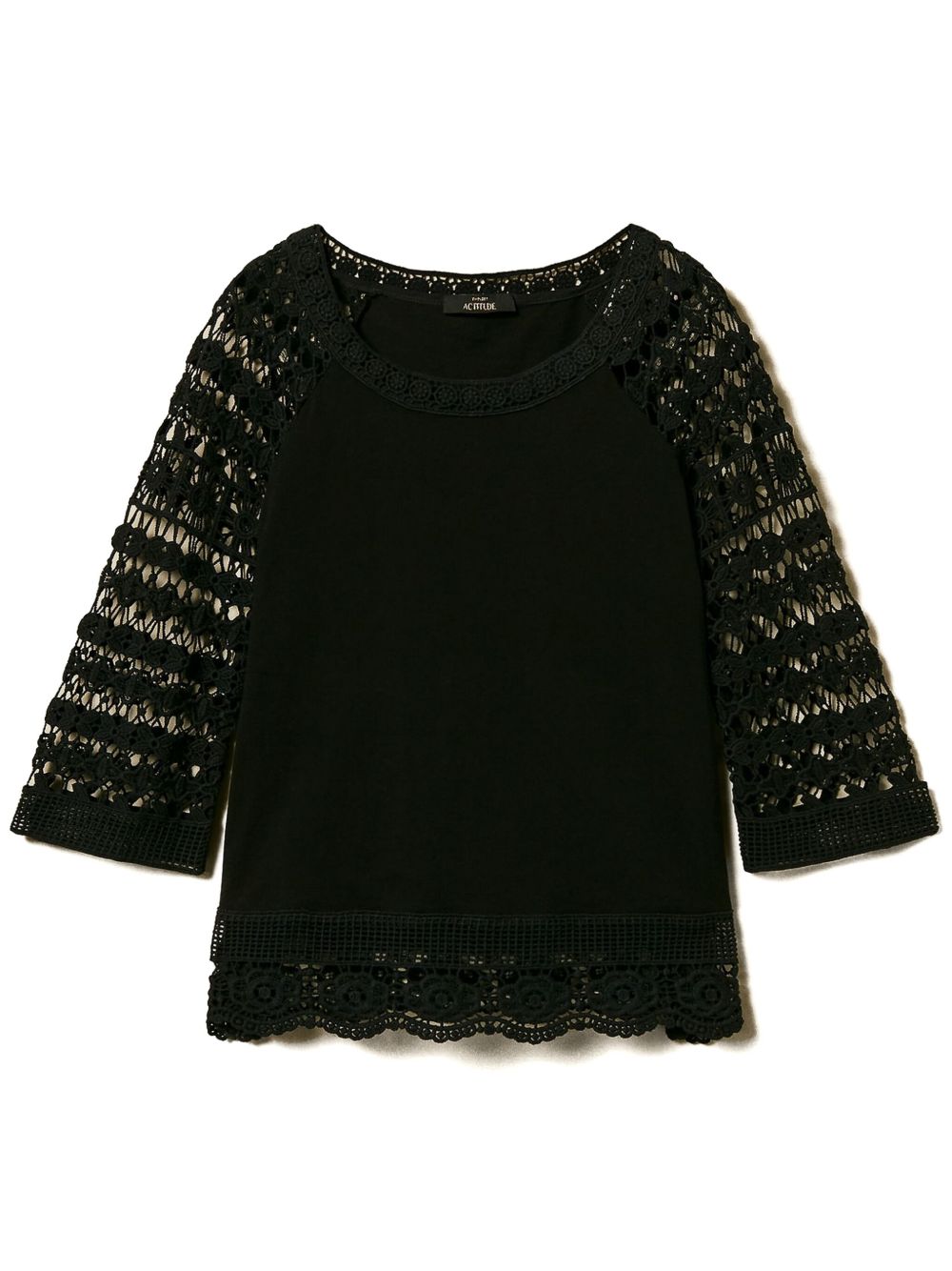 Maglia donna in pizzo