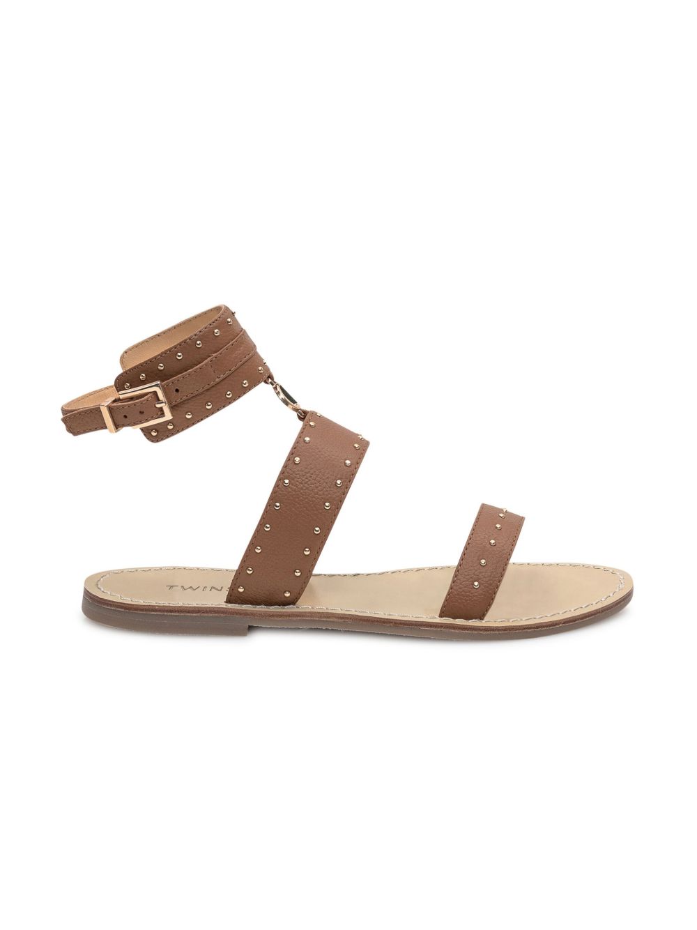 Sandalo bambina cuoio