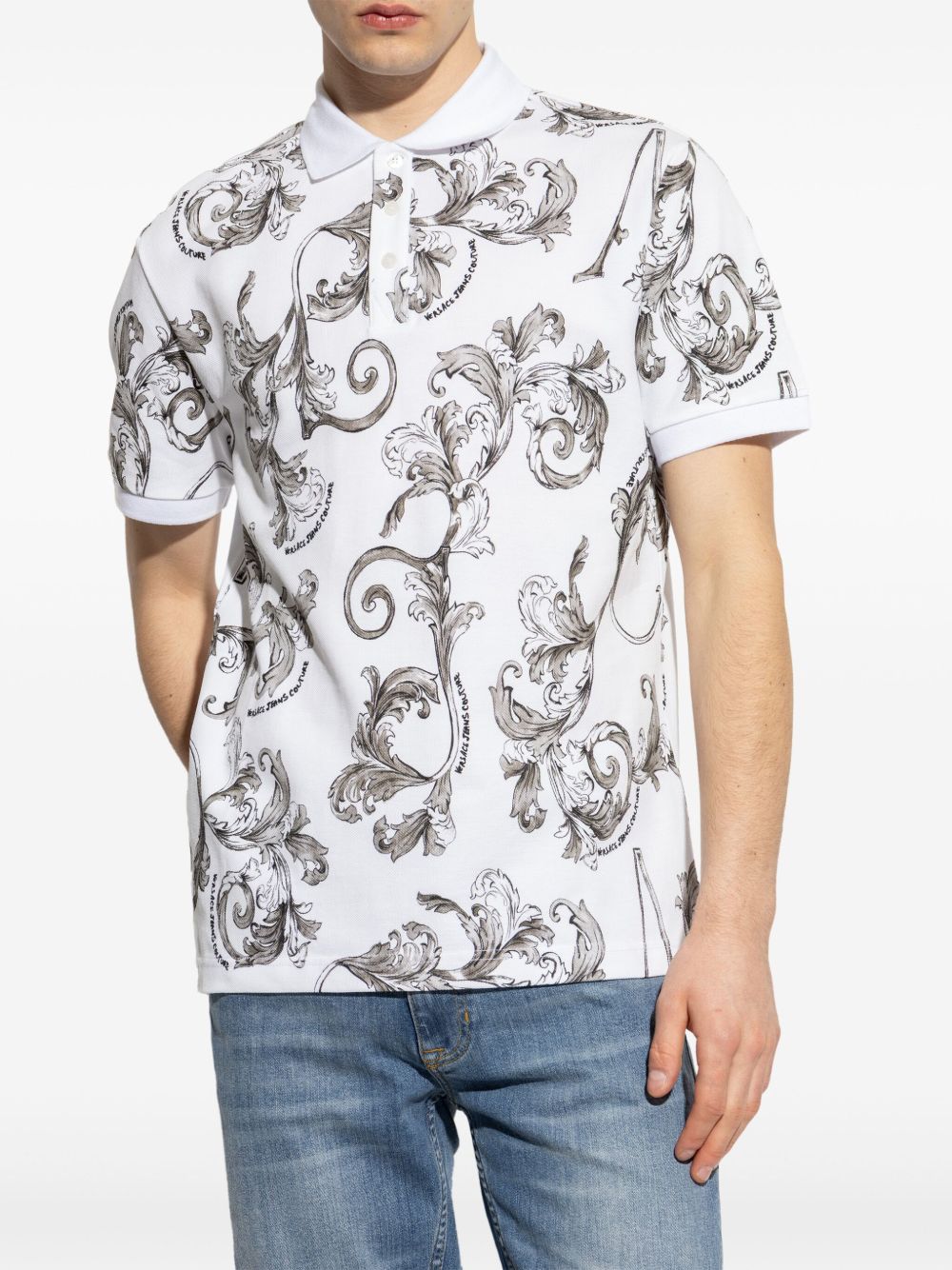 Polo uomo maniche corte Versace jeans Couture 78GAG6S0JS460 003