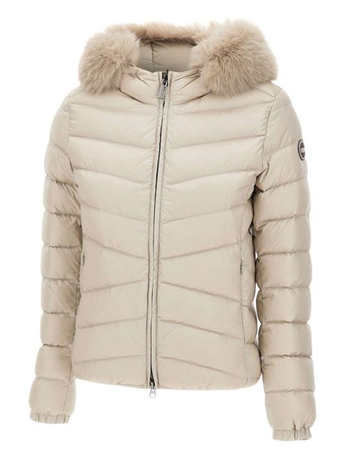 piumino donna con cappuccio in pelliccia COLMAR | 2219E2YO16