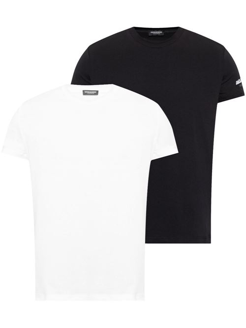 t-shirt mezza manica 2 pack Dsquared | DCX250070010