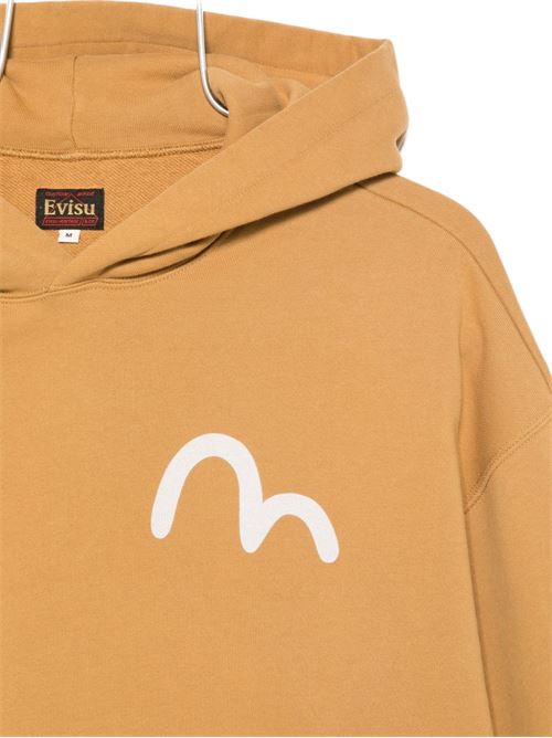 felpa uomo con cappuccio EVISU | 2EAEJM5SW6020YELLOW