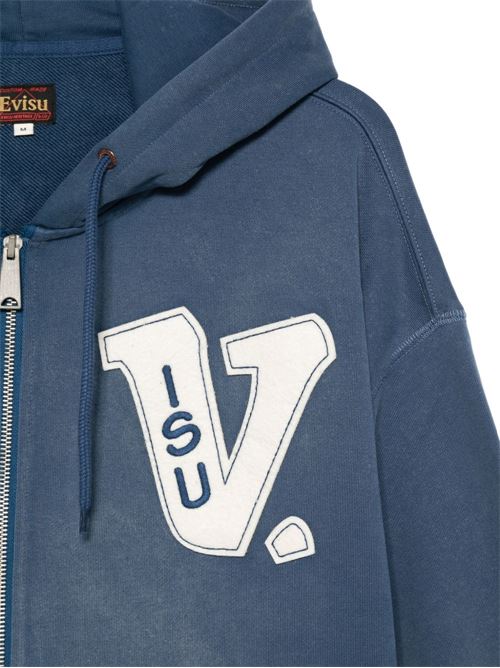 felpa uomo con cappuccio EVISU | 2EAEJM5SW6022NAVY