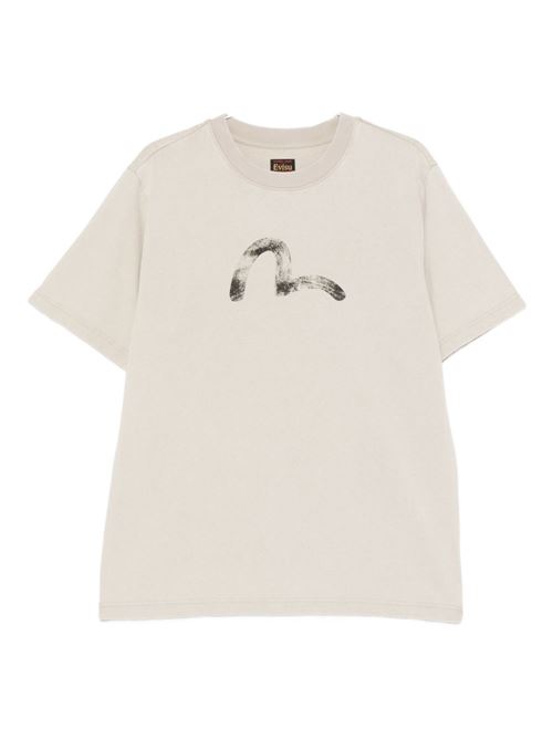 t-shirt uomo mezza manica EVISU | 2EAEJM5TS6110ECRU