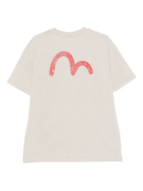 t-shirt uomo mezza manica EVISU | 2EAEJM5TS6111ECRU