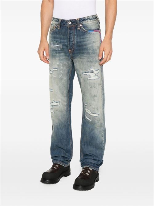 jeans uomo in denim EVISU | 2EAHTM5JE1050INDIGO