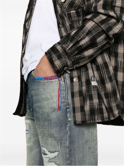 jeans uomo in denim EVISU | 2EAHTM5JE1050INDIGO