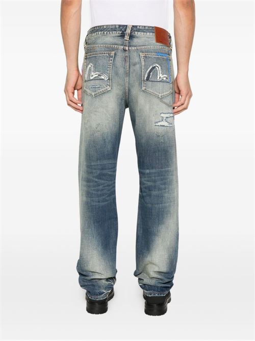 jeans uomo in denim EVISU | 2EAHTM5JE1050INDIGO