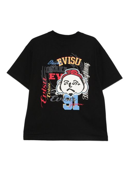 t-shirt uomo mezza manica EVISU | 2EAHTM5TS1168BLACK