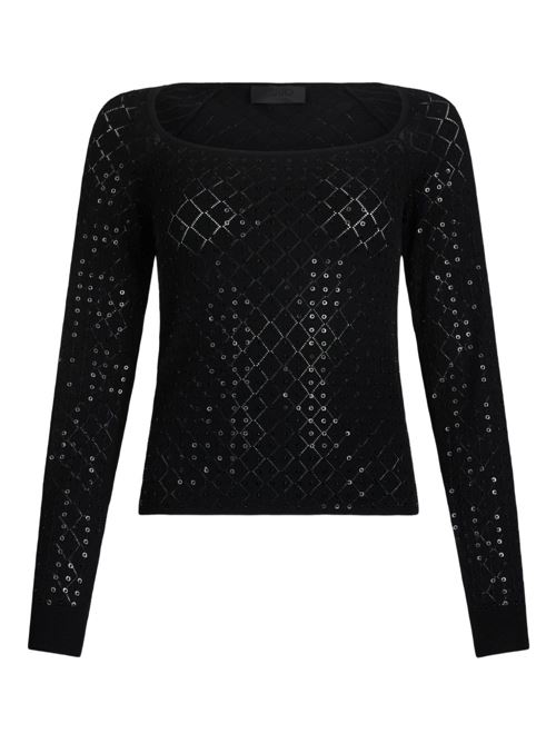 Maglia donna con Paillettes LIU-JO | CF5027MS18F22222
