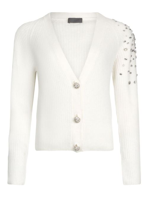 Cardigan donna con gioielli LIU-JO | CF5149MA74QX0256