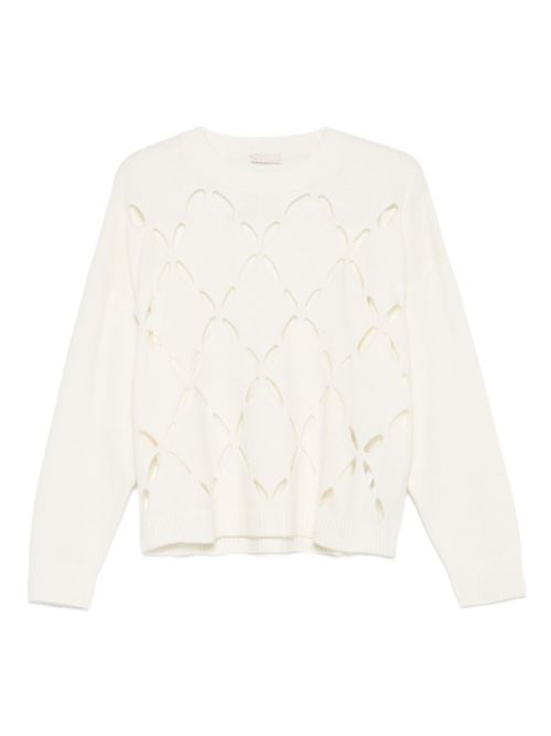 Maglia donna in lana con cut-out LIU-JO | MF5039MS00910701