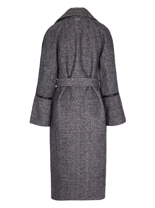 Cappotto donna con paillettes LIU-JO | MF5112T059AP9032