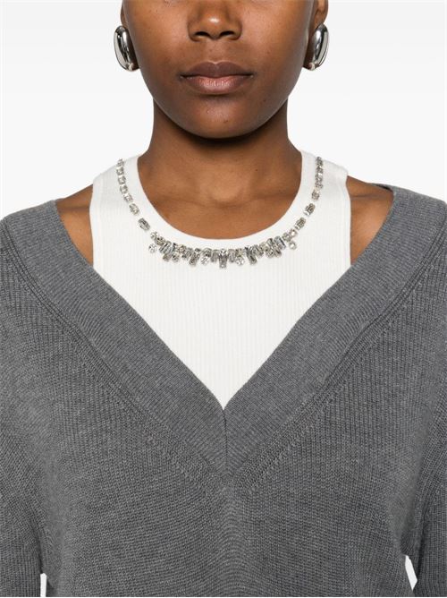 Abito donna con scollo a V LIU-JO | MF5161MA85Q03738