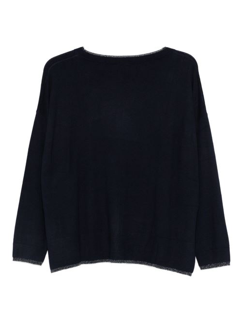 Maglia donna navy LIU-JO | MF5228MS49I93932