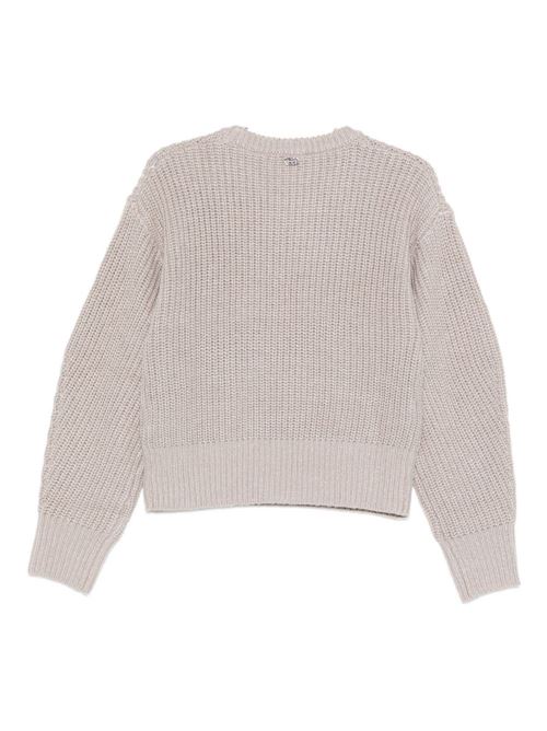 maglia donna con lamé LIU-JO | MF5418MA88AA4371