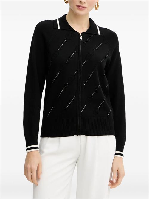 Cardigan donna con zip LIU-JO | TF5032MS63L03N66
