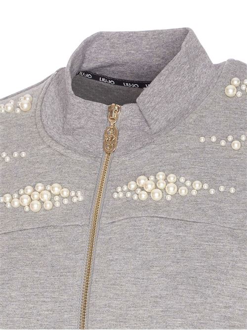Felpa donna con zip LIU-JO | TF5152FS576M9931M9931
