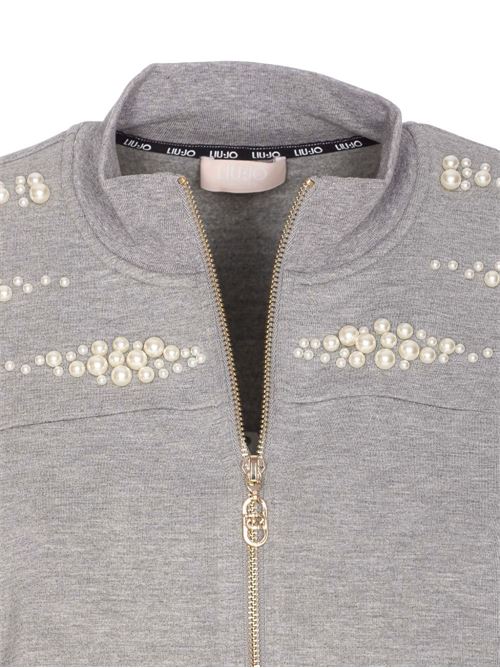 Felpa donna con zip LIU-JO | TF5152FS576M9931M9931
