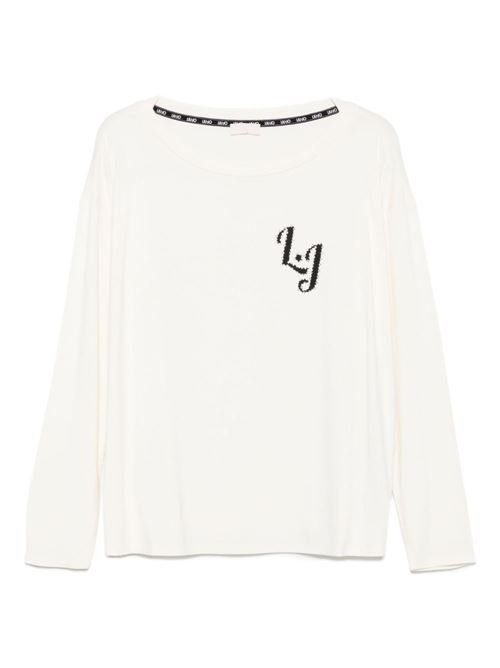 T-shirt donna manica lunga LIU-JO | TF5282JS360M9779