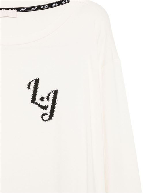 T-shirt donna manica lunga LIU-JO | TF5282JS360M9779