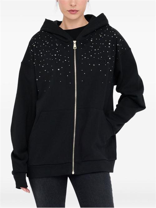 Felpa donna con zip e cappuccio LIU-JO | UF5253F087322222