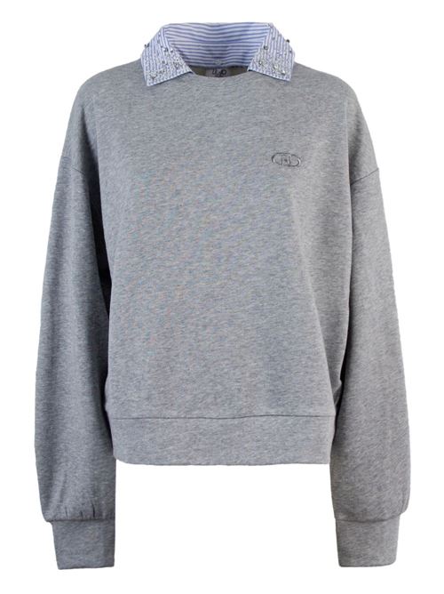 Felpa donna con colletto LIU-JO | UF5254F087303658