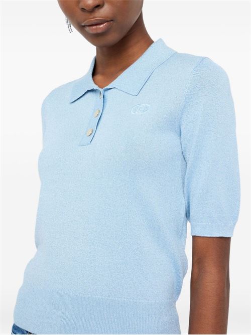 Polo donna in lurex LIU-JO | UF5278MA76QA4075