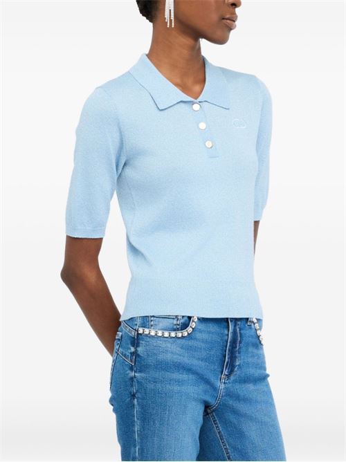 Polo donna in lurex LIU-JO | UF5278MA76QA4075