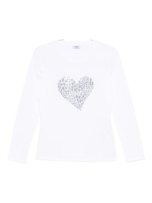 T-shirt donna manica lunga LIU-JO | UF5282JS923P9003