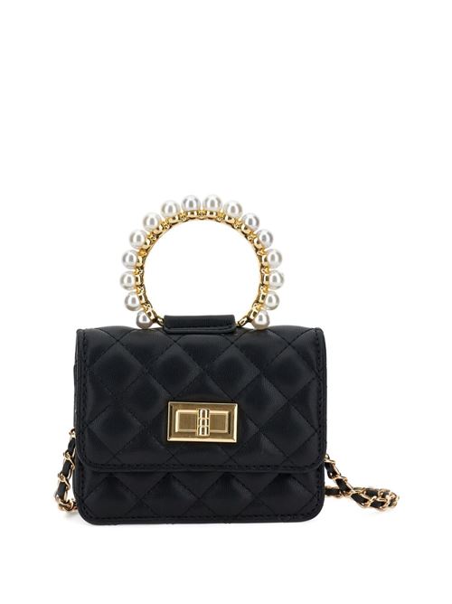 Borsa bambina trapuntata nera MONNALISA | 79F00160690050
