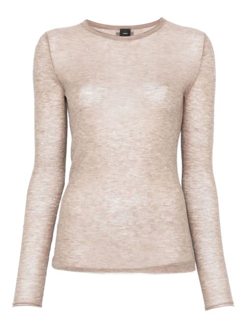 Maglia donna girocollo con paillettes PINKO | 105398A2PMD23