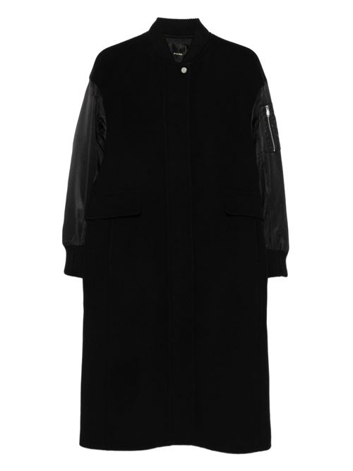 Cappotto donna lungo nero PINKO | 105640A2SLZ99