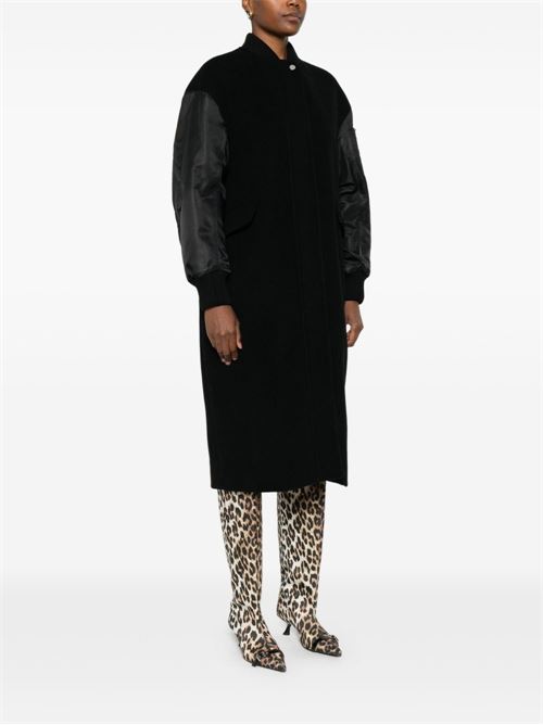 Cappotto donna lungo nero PINKO | 105640A2SLZ99