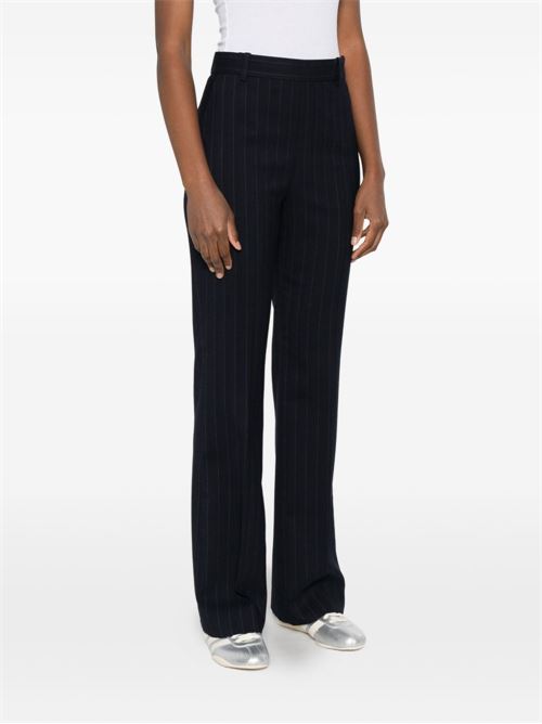 Pantaloni donna gessati in misto lana PINKO | 105671A2QYEZ1