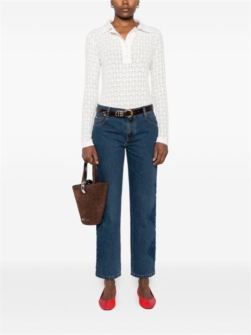 Maglia body donna in pizzo PINKO | 105977A2YIZ06