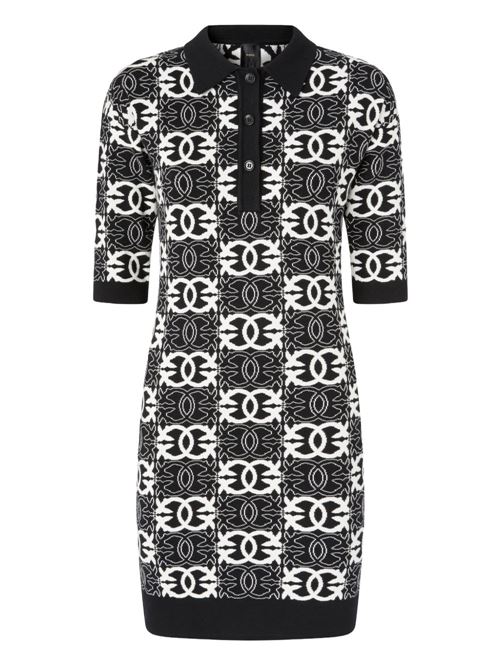 Abito donna corto con pattern logo PINKO | 106039A2YDZZ2