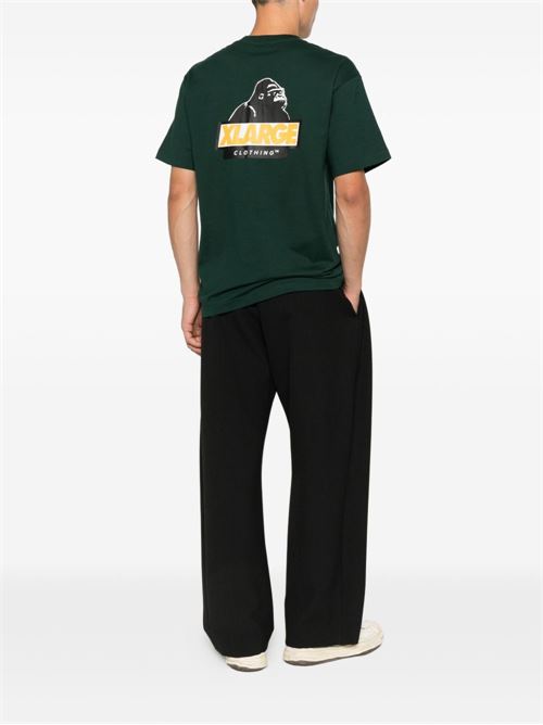 T-shirt uomo mezza manica verde XLARGE | F20125301100550