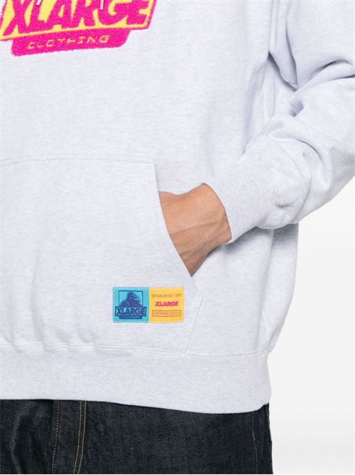 Felpa uomo con cappuccio grigia XLARGE | F20125301200512