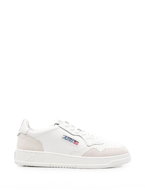 Sneakers uomo Autry Medalist Low bianche in pelle e suede AUTRY | AULMLS30