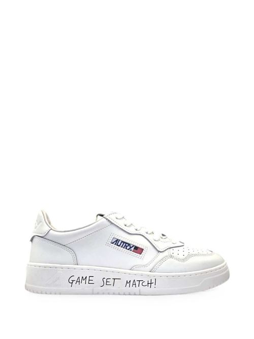 Sneakers uomo Autry Medalist total white in pelle AUTRY | AULMML08