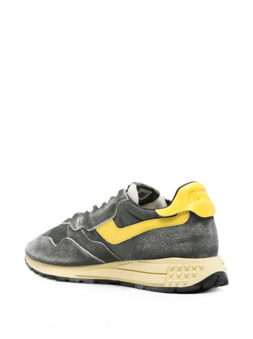 Sneakers uomo Autry Running Vintage verdi e gialle AUTRY | WWLMGQ06
