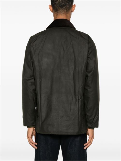 Giacca Barbour Bedale da uomo verde oliva in cotone cerato BARBOUR | MWX0018OL99