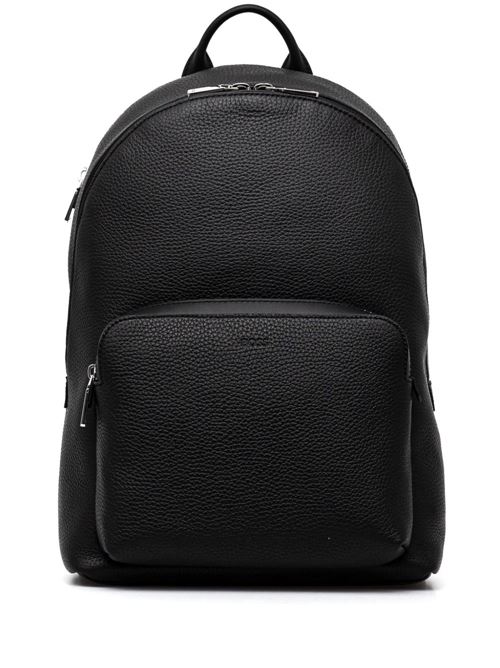 Zaino uomo BOSS New Crosstown nero in pelle martellata BOSS | 50536142001