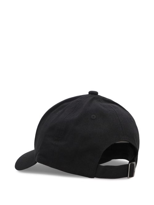 Cappello uomo BOSS nero in cotone con mini logo BOSS | 50555479001