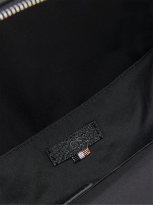 Zaino uomo BOSS Northon nero con logo metallico BOSS | 50567378001