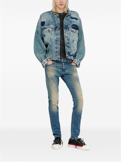 Jeans uomo Diesel 2019 D-Strukt denim chiaro slim fit DIESEL | A035580KBBW01