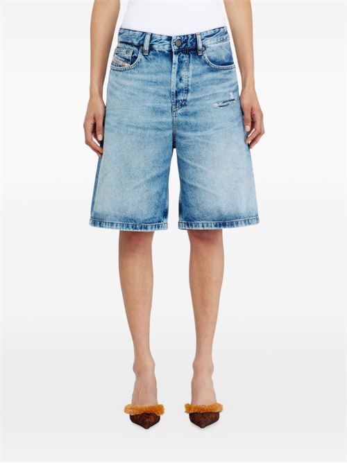 Bermuda donna Diesel D-Sire denim lungo chiaro DIESEL | A140510HDBL01