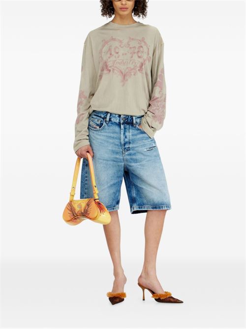 Bermuda donna Diesel D-Sire denim lungo chiaro DIESEL | A140510HDBL01